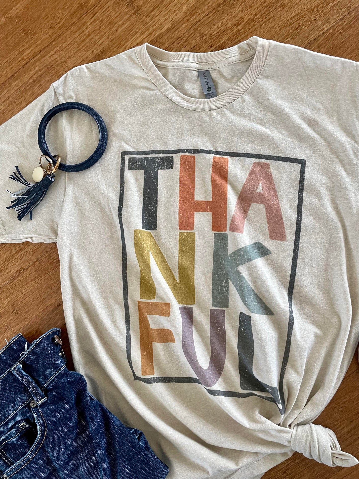 Thankful Block T-Shirt