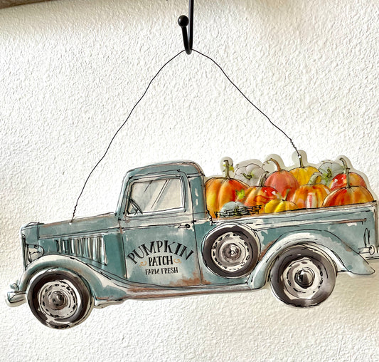 Hanging Pumpkin Truck