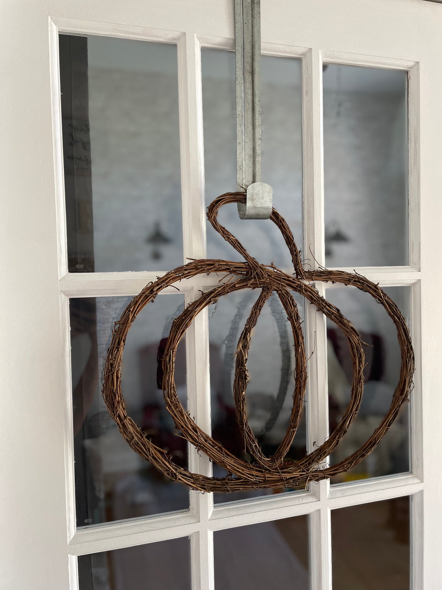 Twig Pumpkin Wreath