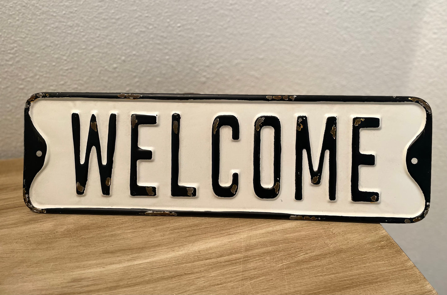 Welcome Street Sign